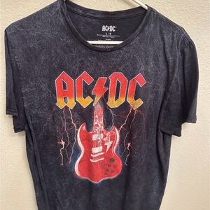AC/DC Charcoal Tee
